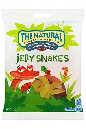 Picture of The Natural Confectionery Co Jelly Snakes 160 Grams