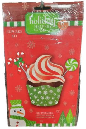 Picture of Christmas Cupcake Kit 6pc 1 Pack