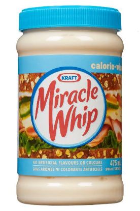 Picture of Kraft Miracle Whip Calorie Wise Spread 475 Ml