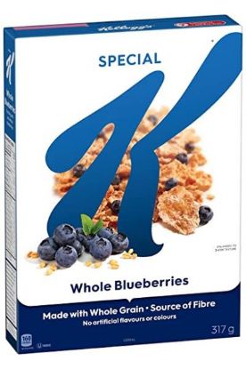Picture of Kellogg/'s Special K Whole Blueberries Cereal 317 Grams