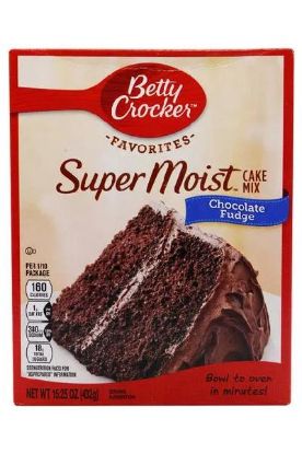 Picture of Betty Crocker Super Moist Chocolate Fudge Cake Mix 532 Grams