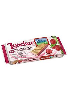Picture of Loacker Raspberry And Yogurt Wafers 150 Grams