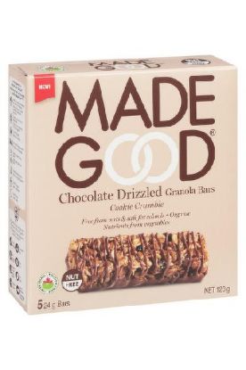 Picture of Madegood Chocolate Drizzled Organic Granola Bars 120 Grams