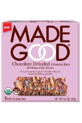 Picture of Madegood Organic Drizzled Granola Bars Birthday Cake 120 Grams