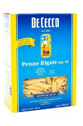 Picture of Dececco Penne Rigate Pasta 454 Grams