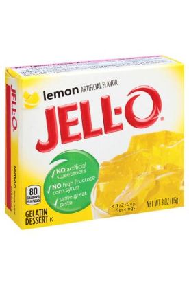 Picture of Jell - O Lemon Jelly Powder 85 Grams