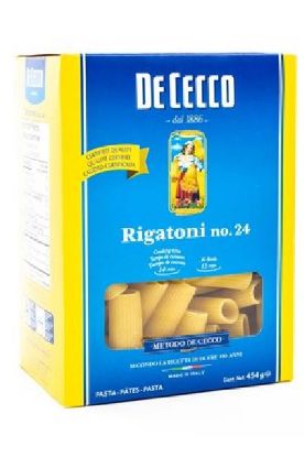 Picture of Dececco Rigatoni Pasta 454 Grams