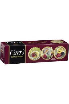 Picture of Carr/'s Poppy & Sesame Crackers (Thin & Savory) 6.5 Oz
