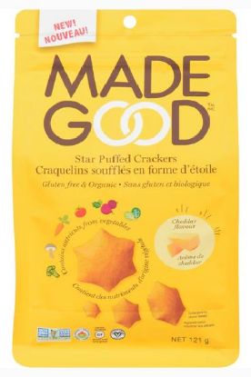 Picture of Madegood Gluten Free & Organic Star Puffed Crackers 121 Grams