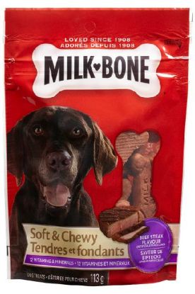 Picture of Milk Bone Soft & Chewy Beef Steak Flavour 113 Grams