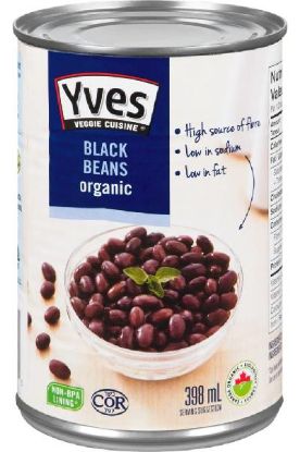 Picture of Yves Organic Black Beans 398 Ml
