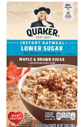 Picture of Quaker Maple & Brown Sugar Instant Oatmeal 228 Grams