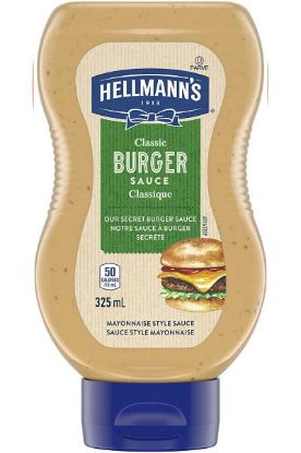 Picture of Hellmanns Classic Burger Sauce 325 Ml