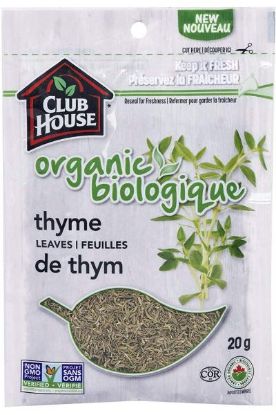 Picture of Club House Organic Thyme Leaves 20 Grams