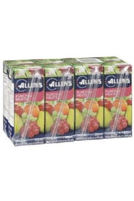 Picture of Allen/'s Fruit Punch Tetra Pack Juice 200 Ml