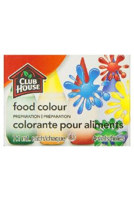 Picture of Club House Food Colour 4 Vial 7.10 Ml