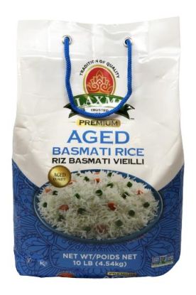 Picture of Laxmi Premium Aged Basmati Rice 10 Lbs