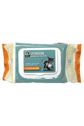 Picture of Groom Genie Sensitive Wipes Soft Pack 100 Ct