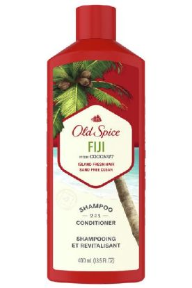Picture of Old Spice Fiji 2in1 Shampoo & Conditioner 13.5oz 13.5 Oz