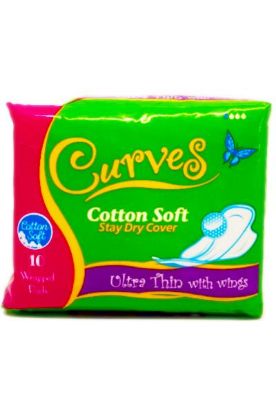 Picture of Curves Ultra Thin With Wings 10 Ct