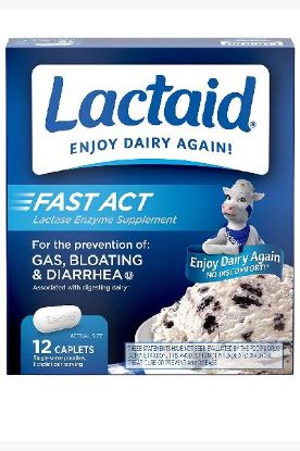 Picture of Lactaid Fast Act Caplet  12 Ct
