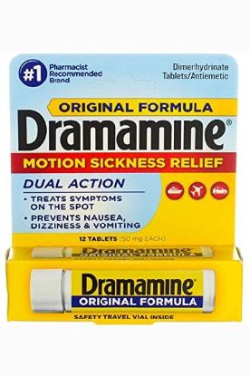 Picture of Dramamine Motion Sickness Relief Original Tablets 12 Ct