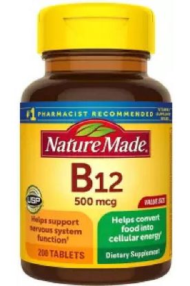 Picture of Nature Made Vitamin B 12 500 Mcg Tablets 100 Ct