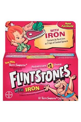 Picture of Flintstones Multi-Vitamin Plus Iron Chewable Tablets 60 Ct