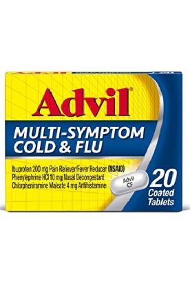 Picture of Advil Multi-Symptom Cold & Flu Relief Tablets 10 Ct