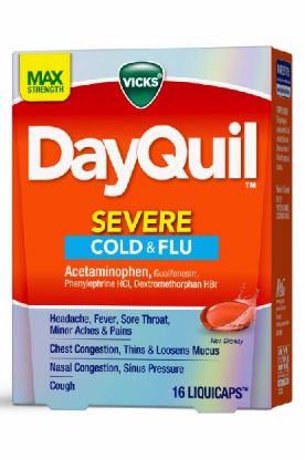 Picture of Dayquil Severe Cold & Flu Relief Liquicaps 16 Ct