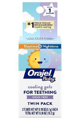 Picture of Orajel Baby Non-Medicated Daytime & Nighttime Cooling Gel 0.36 Oz