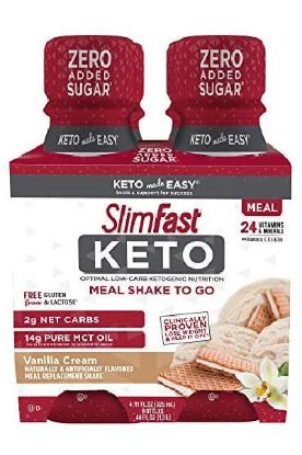 Picture of Slimfast Keto Ready-To-Drink Shakes - Vanilla 4 Pk