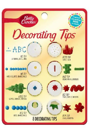 Buy Betty Crocker Decorating Tips Pack Ct Online in Cayman
