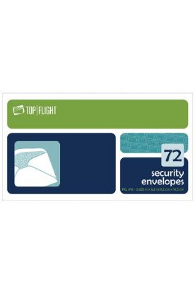 Picture of Top Flight Boxed Envelopes Security Paper 72 Ct