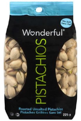 Picture of Wonderful Pistachios Unsalted 225 Grams