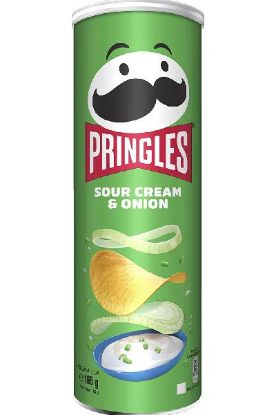 Picture of Pringles Sour Cream & Onion Flavour Chips 156 Grams