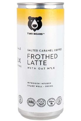Picture of Two Bears Salted Caramel Frothed Coffee Latte 250 Ml