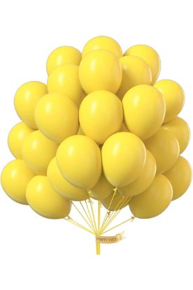 Picture of Unique Yellow Balloon 12 Inch 10 Ct