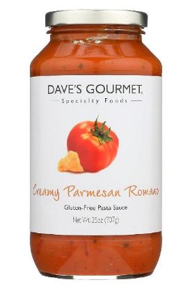 Picture of Dave/'s Creamy Parmesan Romano Pasta Sauce 25 Oz