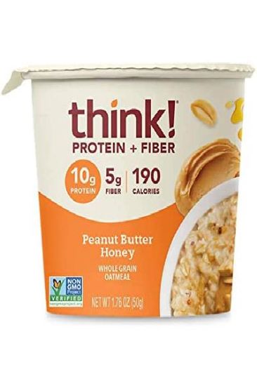 Picture of Thinkthin Honey Peanut Butter Oatmeal Bowl 1.76 Oz