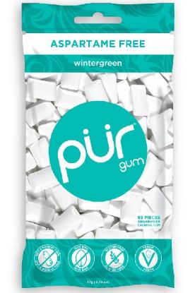 Picture of Pur Aspartame Free Wintergreen Gum Blister Pack 0.8 Oz