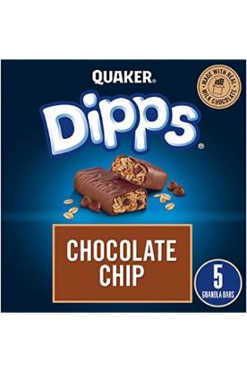 Picture of Quaker Chocolate Chip Dipps Granola Bar 156 Grams