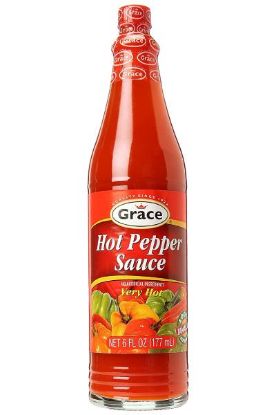 Picture of Grace Hot Pepper Sauce Very Hot 6 Oz