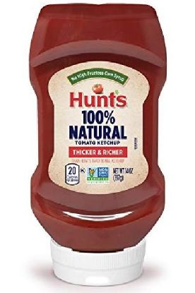 Picture of Hunt/'s 100% Natural Tomato Ketchup 14 Oz