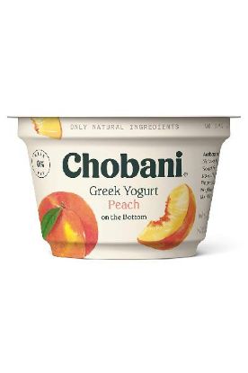 Picture of Chobani Yogurt Greek Peach 0% 5.3 Oz