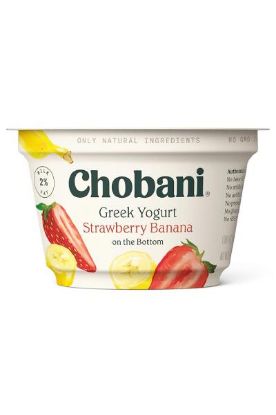 Picture of Chobani Yogurt Greek Strawberry-Banana 2% 5.3 Oz