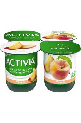 Picture of Activia Regular Peach 4 Pk