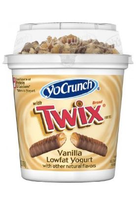 Picture of Yocrunch Cups Vanilla W/Twix Candy Pieces 6 Oz
