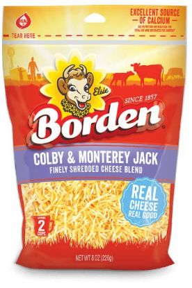 Picture of Borden Fined Shredded Colbeck Jack Cheese 8 Oz