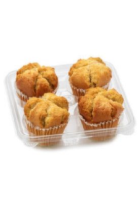 Picture of The Bake Shop Banana Muffins 4 Pk